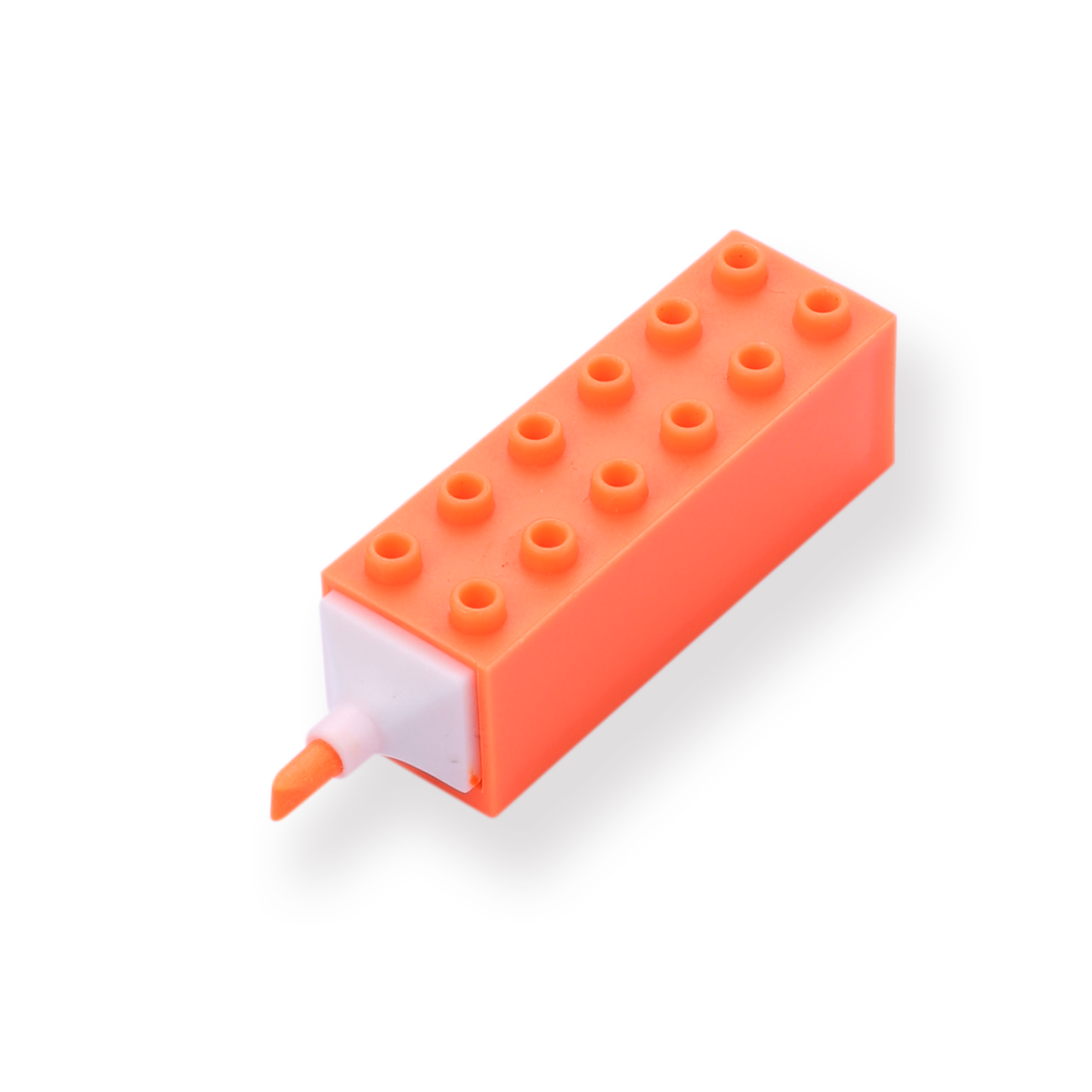 Building Block Highlighter - Orange - Stationery Pal