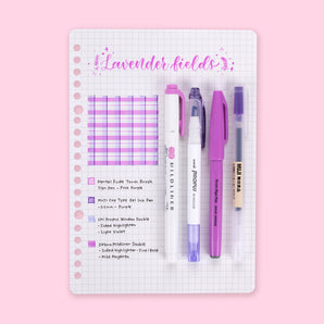 Color Scheme Pen Set - Lavender Fields - Stationery Pal