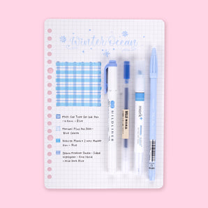 Color Scheme Pen Set - Winter Ocean - Stationery Pal