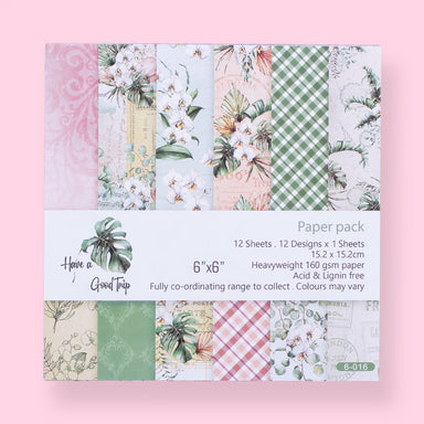Deco Scrapbooking Paper Pack - Have A Good Trip - Stationery Pal