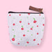 Floral Coin Purse - White - Stationery Pal