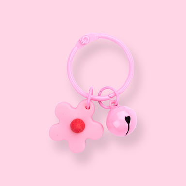 Flower Keychain - Pink - Stationery Pal