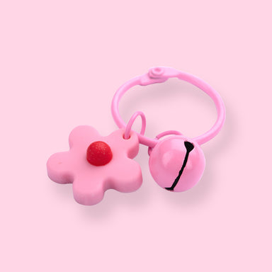 Flower Keychain - Pink - Stationery Pal