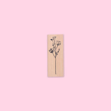 Decorative Wooden Stamp - Mexican Aster