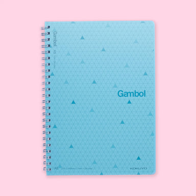 Kokuyo Gambol Color Ring Notebook - A5 - 7 mm Ruled - Green - Stationery Pal