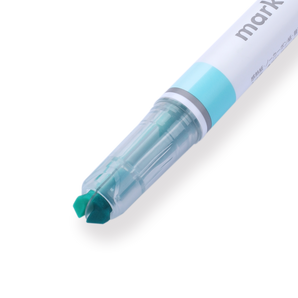 Kokuyo Mark+ Dual Tone Highlighter - Green - Stationery Pal