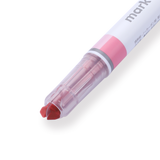 Kokuyo Mark+ Dual Tone Highlighter - Pink - Stationery Pal