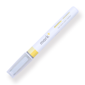Kokuyo Mark+ Dual Tone Highlighter - Yellow - Stationery Pal