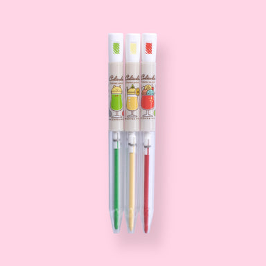 Kutsuwa Culicule x Mizutama Colored Pencils Limited Edition - Bubble Juice - 3 Color Set - Stationery Pal