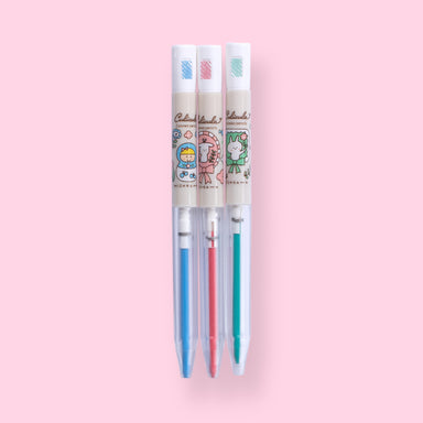 Kutsuwa Culicule x Mizutama Colored Pencils Limited Edition - Plant Flower - 3 Color Set - Stationery Pal