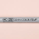 Kuretake ZIG Clean Color FB Felt Tip Brush Pen - Mid Gray - 096 - Stationery Pal