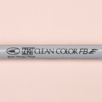 Kuretake ZIG Clean Color FB Felt Tip Brush Pen - Mid Gray - 096 - Stationery Pal