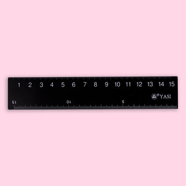 Ruler - 15 cm - Black