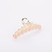 Marble Hair Claw - Peach And Cream - Stationery Pal