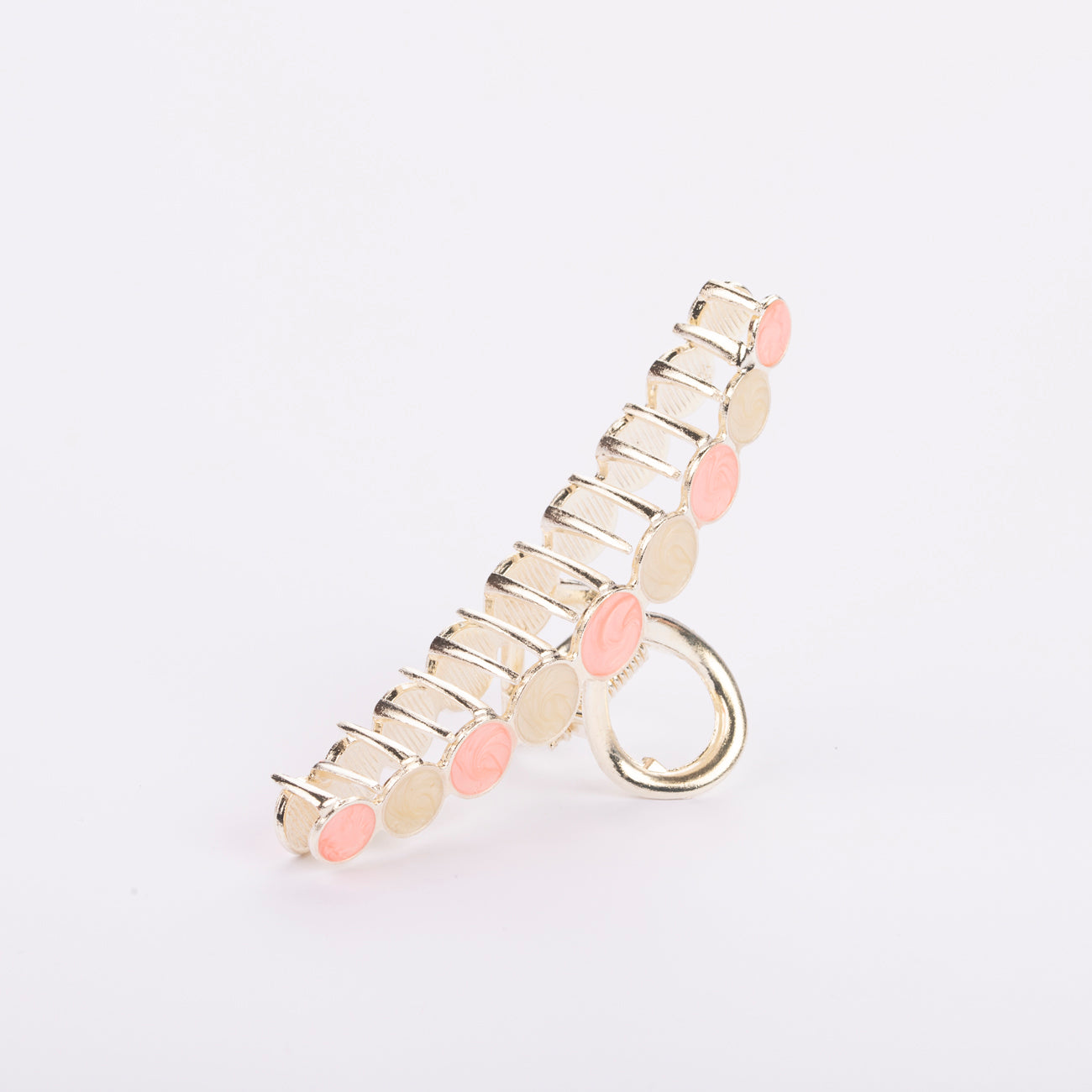 Marble Hair Claw - Peach And Cream - Stationery Pal