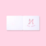 Mini Hollow Out Greeting Card - Bow Tie - Stationery Pal