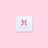 Mini Hollow Out Greeting Card - Bow Tie - Stationery Pal