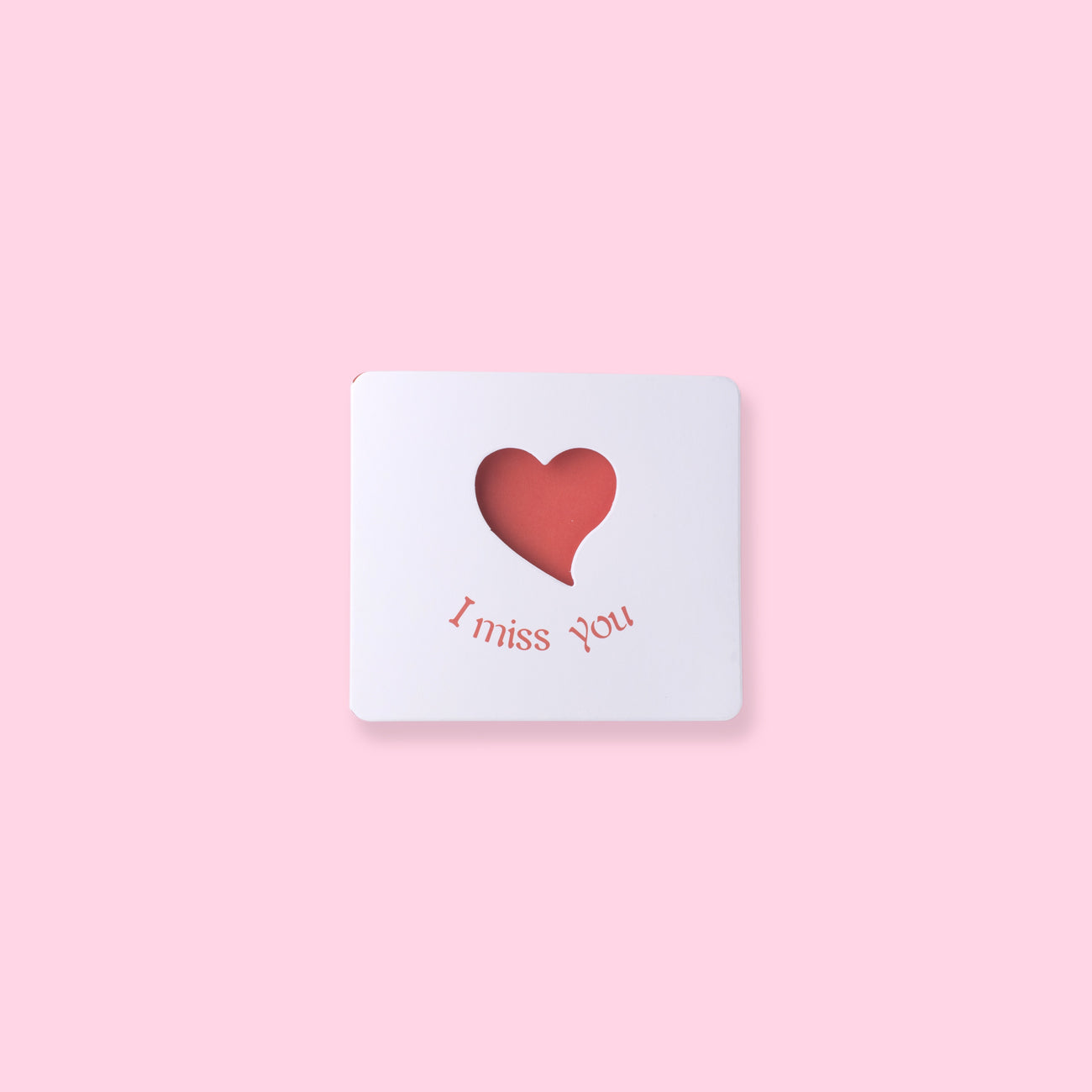 Mini Hollow Out Greeting Card - Heart - Stationery Pal