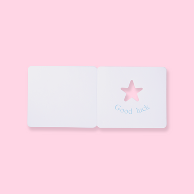 Mini Hollow Out Greeting Card - Star - Stationery Pal