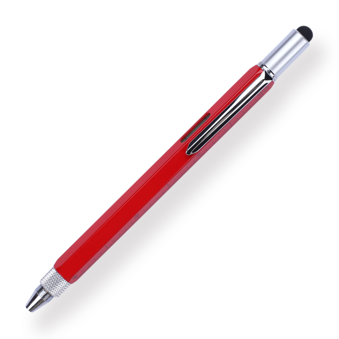 Multi-purpose Tool Pen - 0.5 mm - Red Body - Stationery Pal