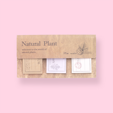 Natural Plant Scrapbooking Paper Pad Set - Maple - Stationery Pal