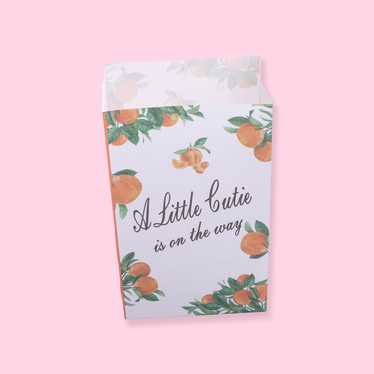 Orange Paper Bag - A Little Cutie - Stationery Pal