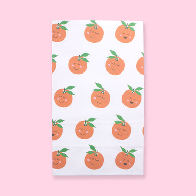 Orange Paper Bag - Smile - Stationery Pal