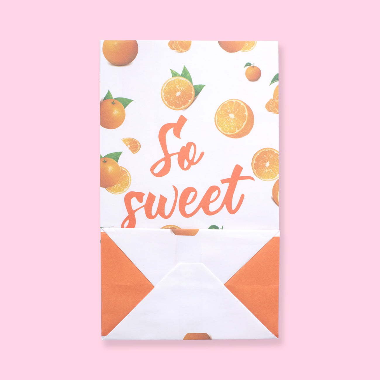 Orange Paper Bag - Sweet - Stationery Pal