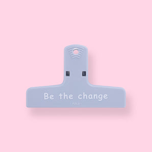 Pastel Paper Clip - Be The Change - Mist Blue - Stationery Pal