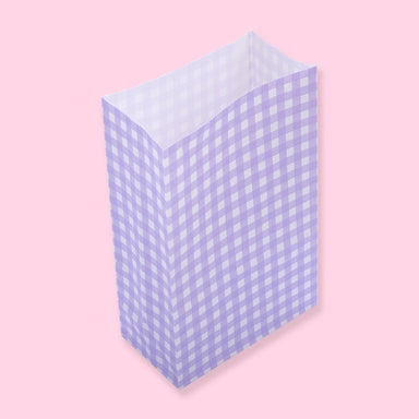 Grid Paper Bag - Purple - Stationery Pal