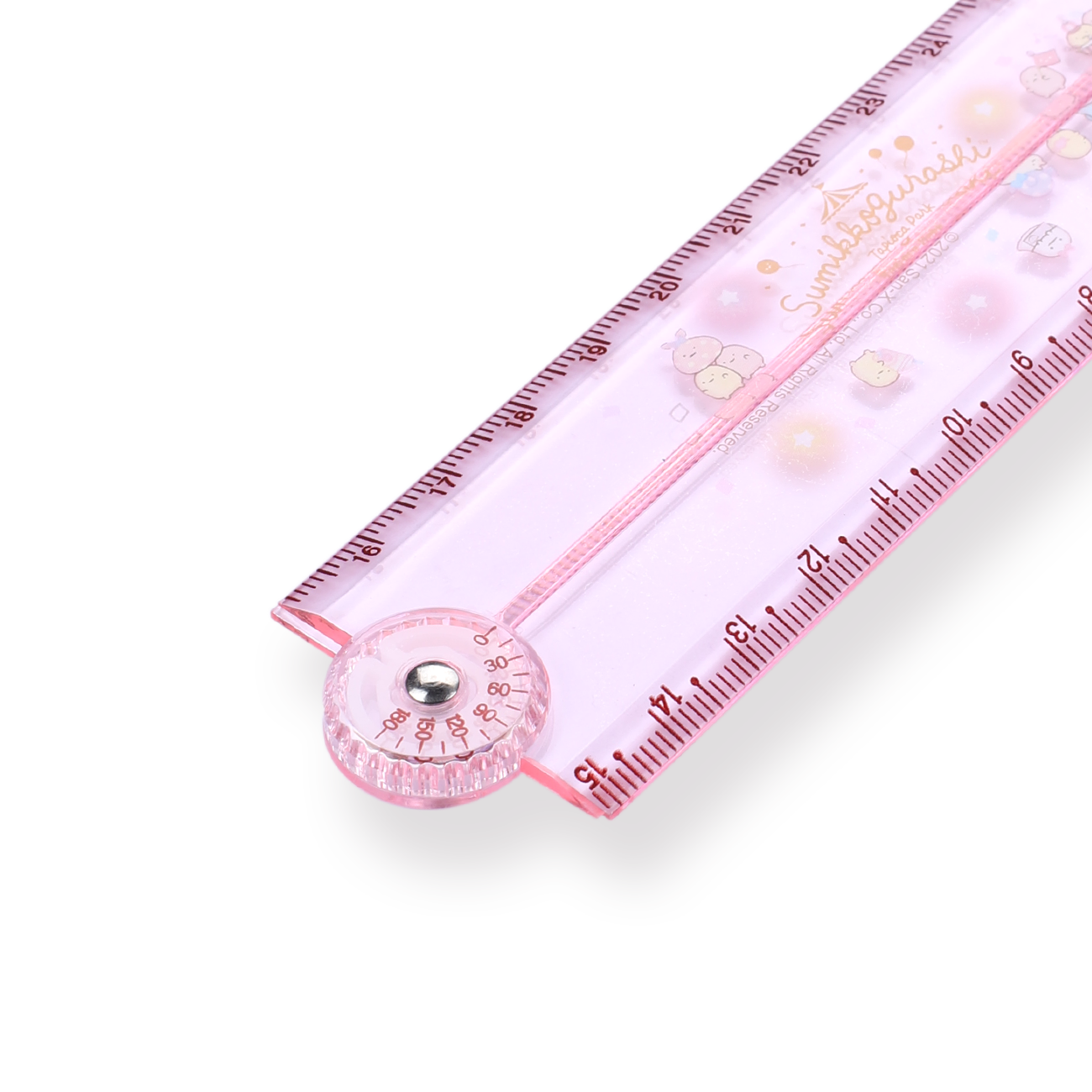 Sumikko Gurashi Folding Ruler - 15/30 cm - Pink - Stationery Pal