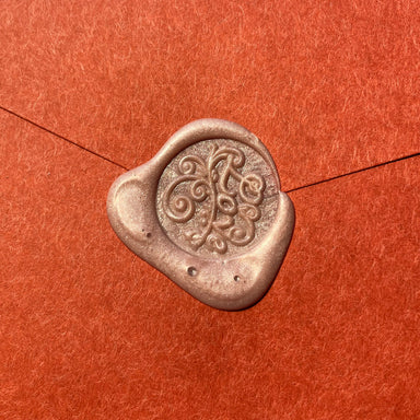 Vintage Copper Stamp Head - Love - Stationery Pal