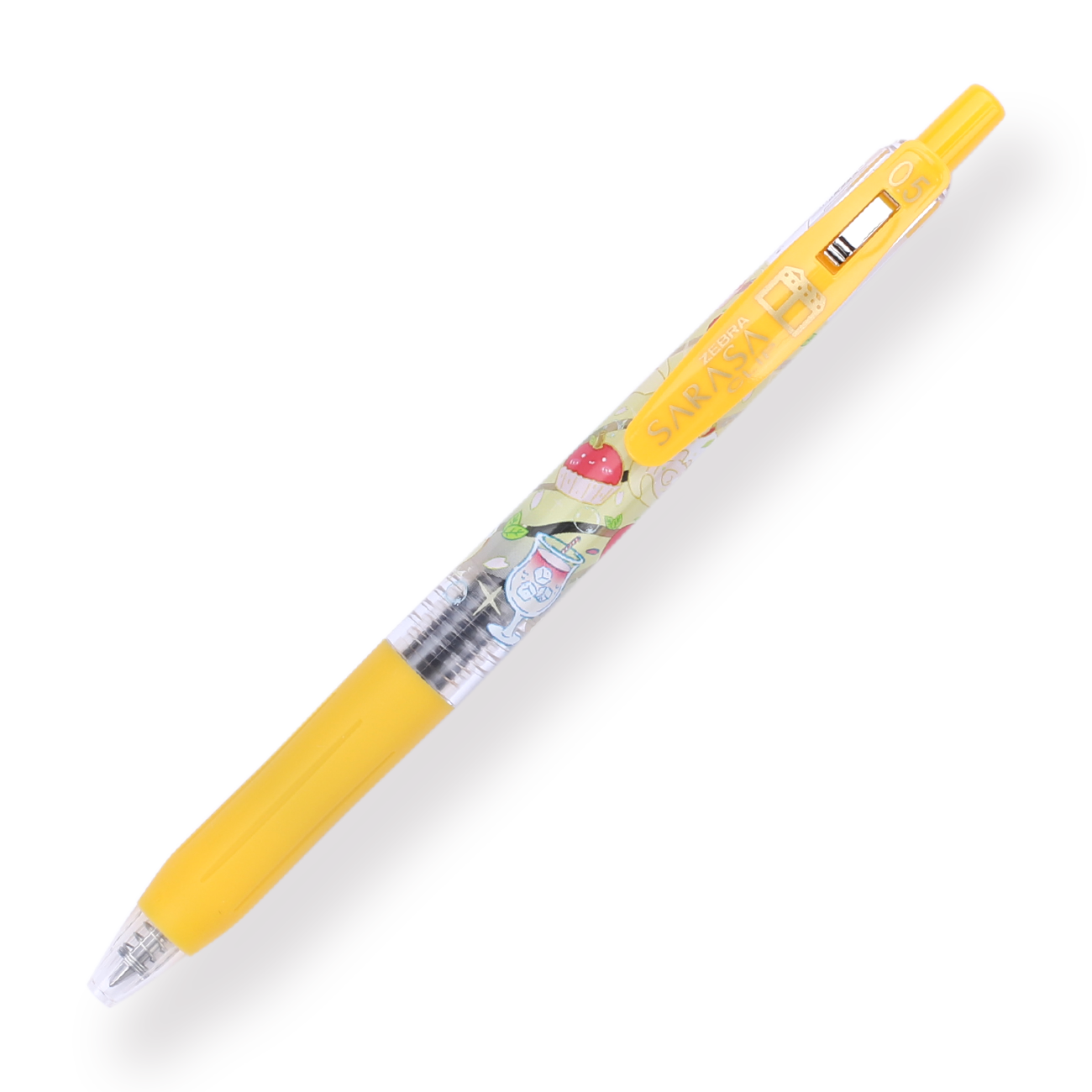 Zebra Sarasa Clip Limited Edition Gel Pen - 0.5 mm - Western Confectionery  Series - Yellow Body