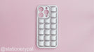 iPhone 14 Pro Case - Silver Plaid