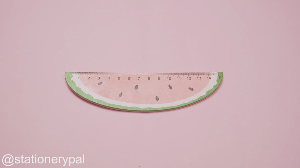 Fruit-shaped Ruler - 15 cm - Watermelon