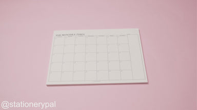 Memo Notepad - The Monthly