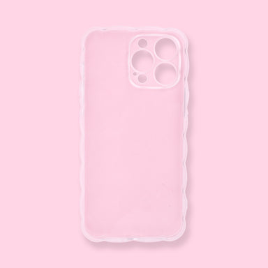 iPhone 14 Pro Max Case - Transparent Wave - Stationery Pal
