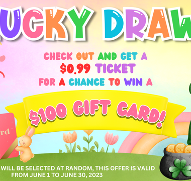 🌈Spectacular Lucky Draw and Win a $100 Worth of Gift Card! 🎉