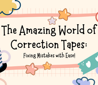 How to Use Correction Tape? The Amazing World of Correction Tapes: Fixing Mistakes with Ease!