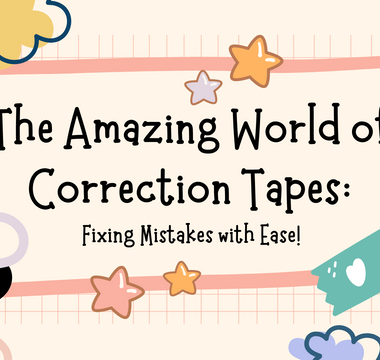 How to Use Correction Tape? The Amazing World of Correction Tapes: Fixing Mistakes with Ease!