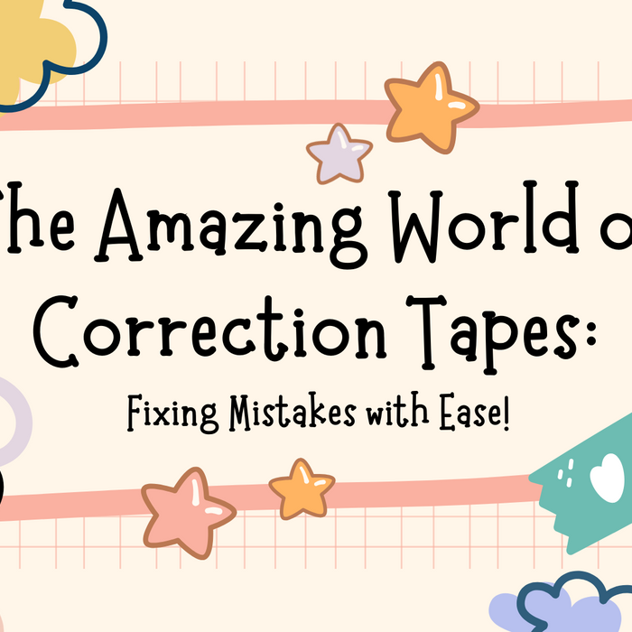 How to Use Correction Tape? The Amazing World of Correction Tapes: Fixing Mistakes with Ease!