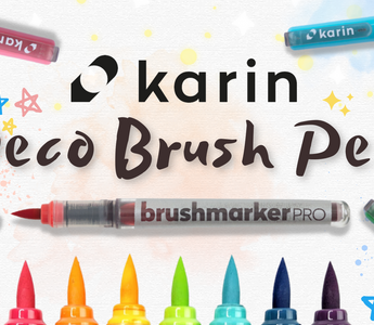 🥰Karin Deco Brush Pen is the Real Thing Out There