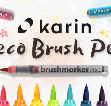 🥰Karin Deco Brush Pen is the Real Thing Out There