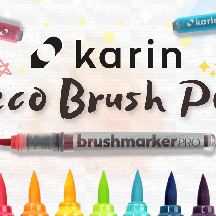 🥰Karin Deco Brush Pen is the Real Thing Out There