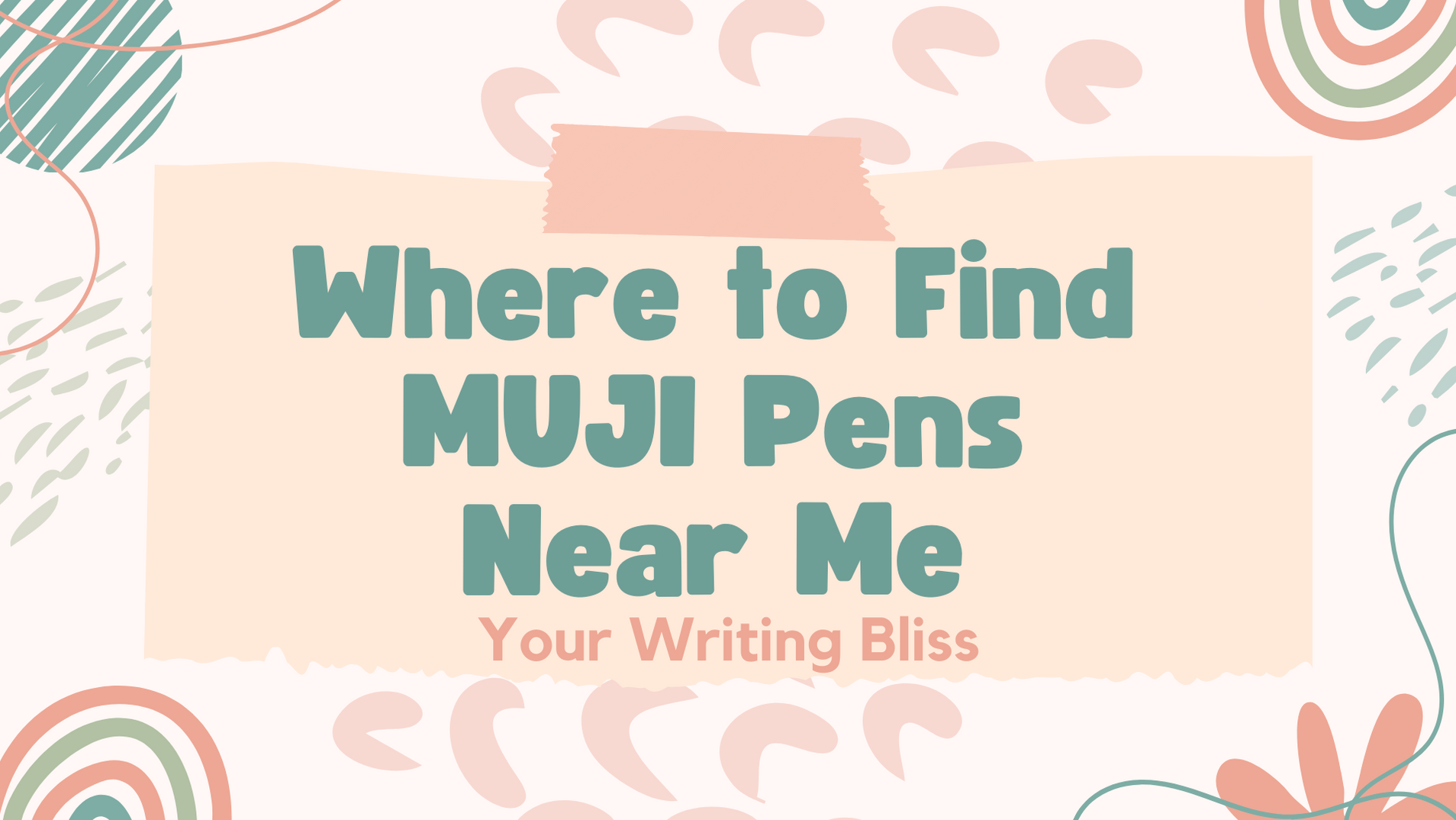 Where to Find Muji Pens Near Me — Stationery Pal