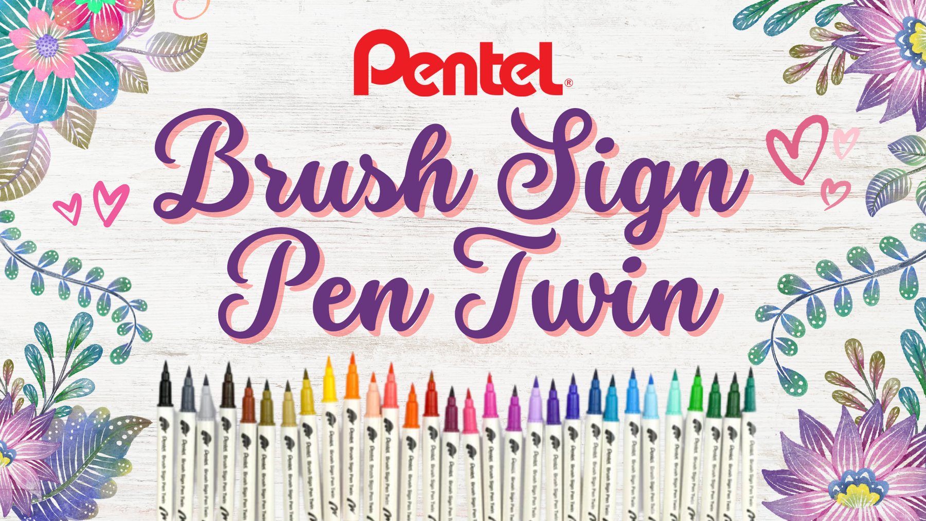 Unleash Your Creativity with the Pentel Brush Sign Pen Twin