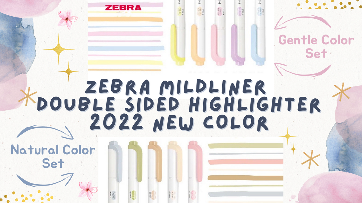Zebra Mildliner Double-Sided Highlighter - 2022 Gentle Color New