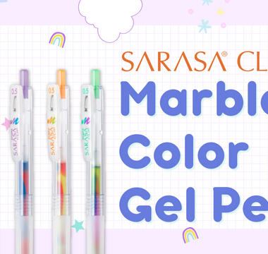 Elevate Your Writing Experience with the Zebra Sarasa Clip Marble Color Gel Pen