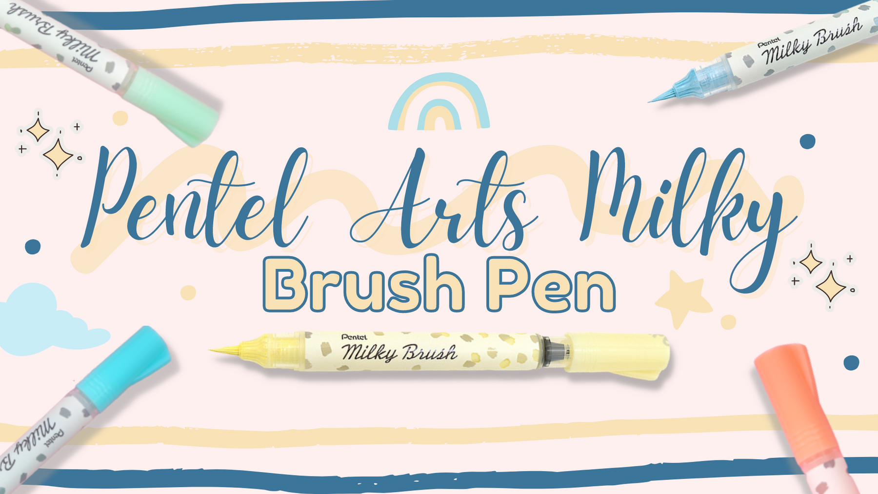 ✍️Pentel Arts Milky Brush Pen
