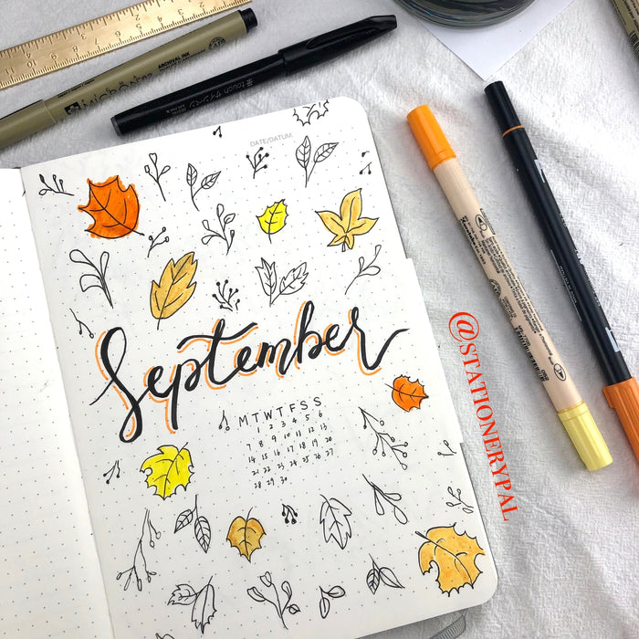 My Bullet Journal Autumn Theme – September Setup